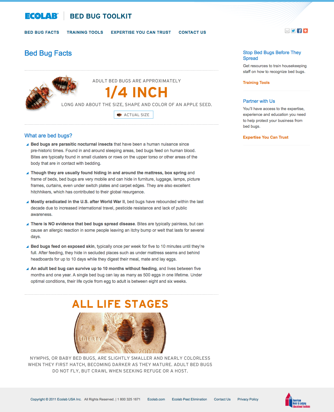 Bed Bug Toolkit-Facts